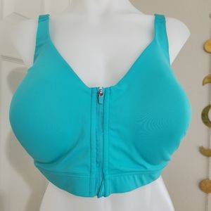 Old Navy GoDry PowerSoft High Support Teal Sports Bra 38DD Like New 2/$25